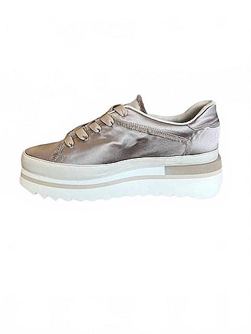 Softwaves Women's Licia Platform Sneakers in Coco Stone (view 2)