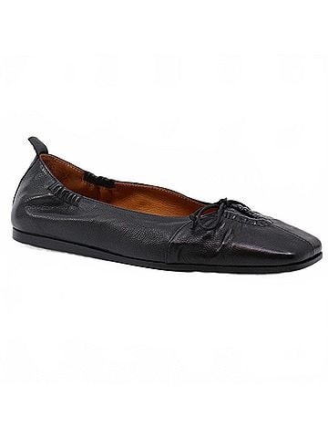 I.N.K. Shoes Women's Bow Stitch Flat in Black (view 2)