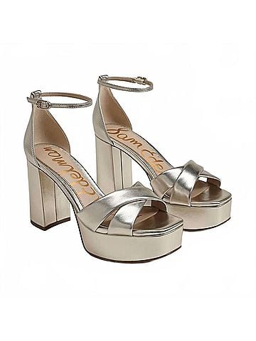 Sam Edelman Women's Jullian Platform Dress Sandals in Jute Leather (view 2)
