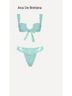 Divino Seas Solid Blue Teal Swimsuit Top Size M - photo 3