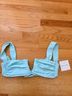 Divino Seas Solid Blue Teal Swimsuit Top Size M - photo 4