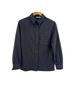 Avec Les Filles 100% Polyester Stripes Black Purple Long Sleeve Button-Down Shirt Size XS - photo 1
