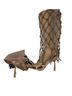 Cape Robbin Solid Gold Tan Heels Size 8 1/2 - photo 1
