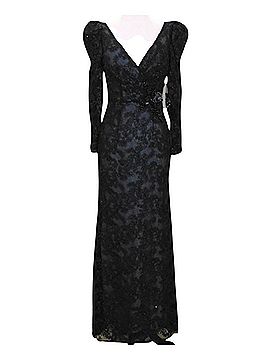 chinese dress ladies Ivory Embellished Lace Sleeveless Midi Dress