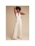 Jill Stuart 100% Polyester Solid White Jumpsuit Size 0 - photo 7