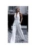 Jill Stuart 100% Polyester Solid White Jumpsuit Size 0 - photo 3