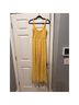 Hutch 100% Polyester Yellow Cocktail Dress Size 0 - photo 5