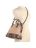 Michael Kors Snake Print Pink Brown Ivory Satchel One size - photo 1