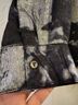 Umgee 100% Polyester Tie-dye Black Gray Long Sleeve Button-Down Shirt Size S - photo 7