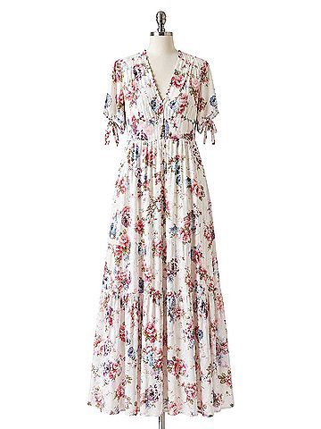 beige by eci maxi dress Ksmet Dress in Beige No