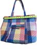 Vera Bradley 100% Cotton Plaid Blue Pink White Tote One size - photo 10
