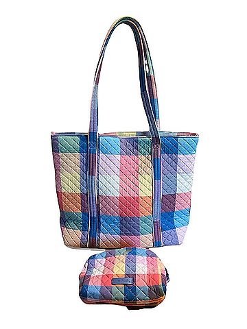 Vera Bradley Tropics Plaid LARGE Tote (view 2)