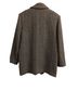 Gap 65% Polyester 31% Wool 4% Other 100% Polyester Plaid Brown Gray Blazer Size M - photo 2