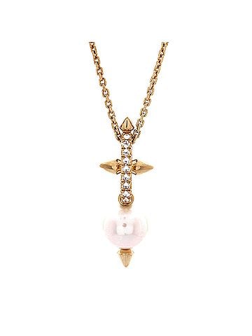 Tiffany & Co. x Pharrell Williams Titan Pendant Necklace 18K Yellow Gold with Freshwater Pearl and Diamonds (view 1)