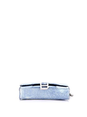 Balenciaga Hourglass Chain Wallet Denim Printed Leather (view 2)