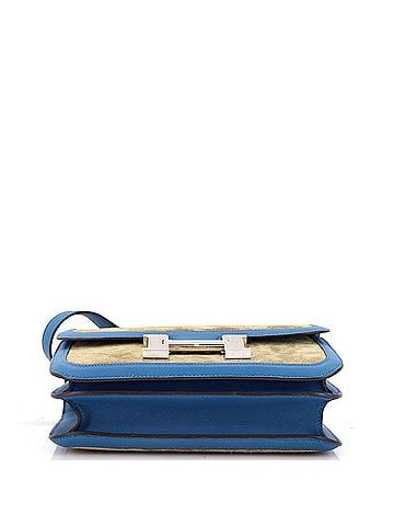 Hermès Constance Bag Doblis Suede with Swift 23 (view 2)