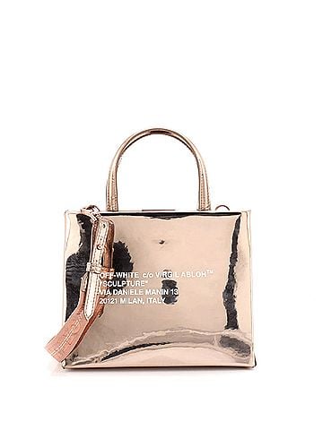 OFF-WHITE Box Tote Printed Patent Mini (view 1)