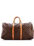 Louis Vuitton 100% Coatead Canvas Brown Keepall Bag Monogram Canvas 55 One size - photo 4