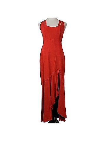 Anthropologie Maeve Open-Back Breezy Knit High Slit Maxi Dress Casual Dress (view 2)