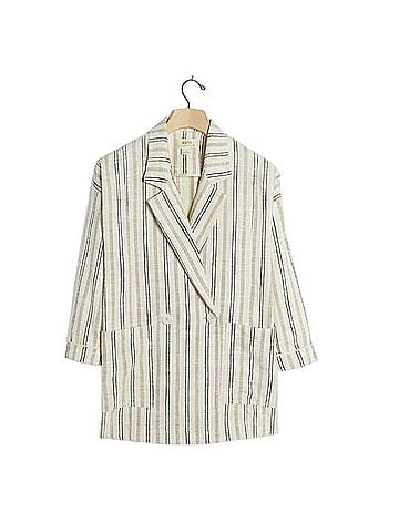 Anthropologie Maeve Thea Striped  Blazer (view 1)