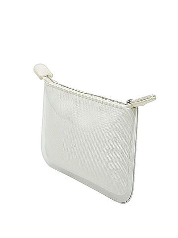 Louis Vuitton Louis Vuitton Fondation LOUIS VUITTON Handbag Pouch Cosmetic Small Item Case White Cotton Women's (view 2)
