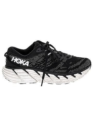 Hoka  Gaviota 4 Hoka One One Running Shoe in Black/White Sneakers (view 1)