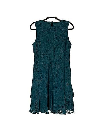 Michael Kors Double-Flounce Lace Sleeveless Dress Cocktail Dress (view 2)
