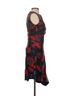 Osman Floral Black Red Blue Cocktail Dress Size 4 - photo 5