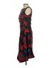 Osman Floral Black Red Blue Cocktail Dress Size 4 - photo 7