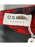 Osman Floral Black Red Blue Cocktail Dress Size 4 - photo 3