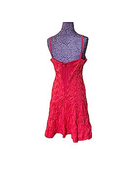 chinese dress ladies La Dolce Vita Lace Mini Dress Red main image 0