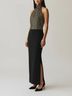 St. John Black Gold Cocktail Dress Size 10 - photo 4