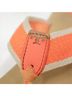 Tory Burch Multi Color Orange Tan Sandals Size 10 - photo 4