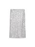 Zara 100% Polyester Solid Silver Casual Skirt Size M - photo 1