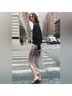 Zara 100% Polyester Solid Silver Casual Skirt Size M - photo 7