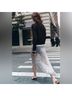Zara 100% Polyester Solid Silver Casual Skirt Size M - photo 10