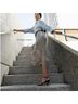 Zara 100% Polyester Solid Silver Casual Skirt Size M - photo 11