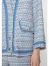 Sandro Checkered-gingham Tweed Blue White Blazer Size IT42 - photo 3