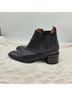 Everlane 100% Leather Solid Black Ankle Boots Size 7 1/2 - photo 11