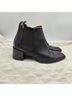 Everlane 100% Leather Solid Black Ankle Boots Size 7 1/2 - photo 7