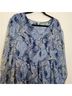 Joie 100% Polyester Paisley Blue Casual Dress Size XL - photo 3