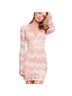 StyleStalker 100% Polyester 2% Spandex Graphic Pink Cocktail Dress Size L - photo 2