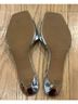 Nine West Silver Heels Size 8 1/2 - photo 4