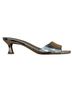 Nine West Silver Heels Size 8 1/2 - photo 1