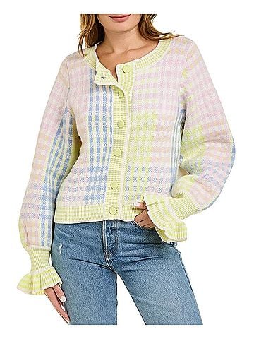 LoveShackFancy Keoni Wool Cardigan (view 1)