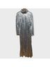 Simon Miller 100% Polyester 100% Polyester 100% Polyester 100% Polyester 100% Polyester Silver Cocktail Dress Size 12 - photo 4