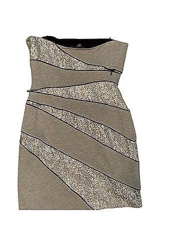 Robert Rodriguez Sequin Zipper Mini Dress Cocktail Dress (view 2)