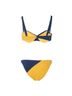 Flagpole Color Block Multi Color Two Piece Swimsuit Size XL - photo 9