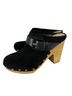 Veronica Beard 100% Suede Black Mule/Clog Size 8 - photo 1