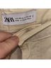 Zara 100% Cotton Ivory Cargo Pants Size 8 - photo 3